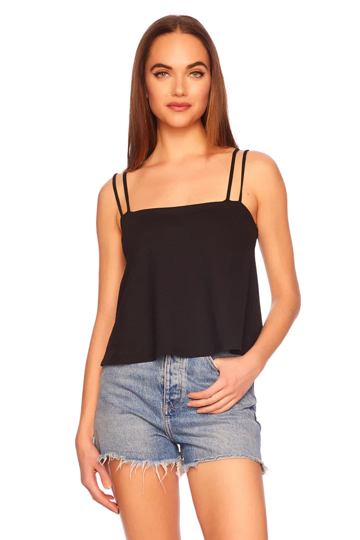 Susana Monaco Double String Flare Top