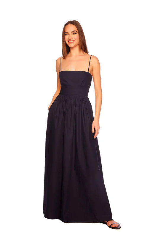 Susana Monaco Poplin Open Back Dress