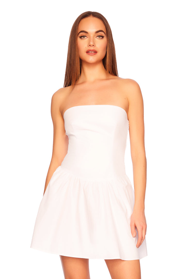 Susana Monaco Poplin Tube Flare Dress