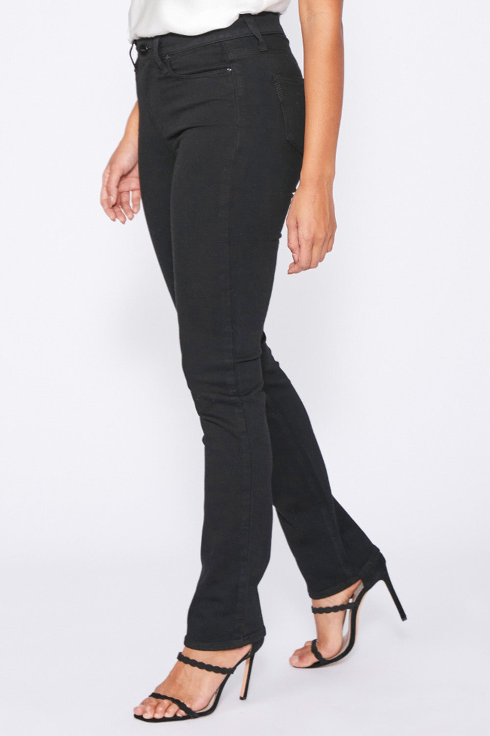 PAIGE - HOXTON HIGH RISE STRAIGHT LEG 32IN BLACK SHADOW