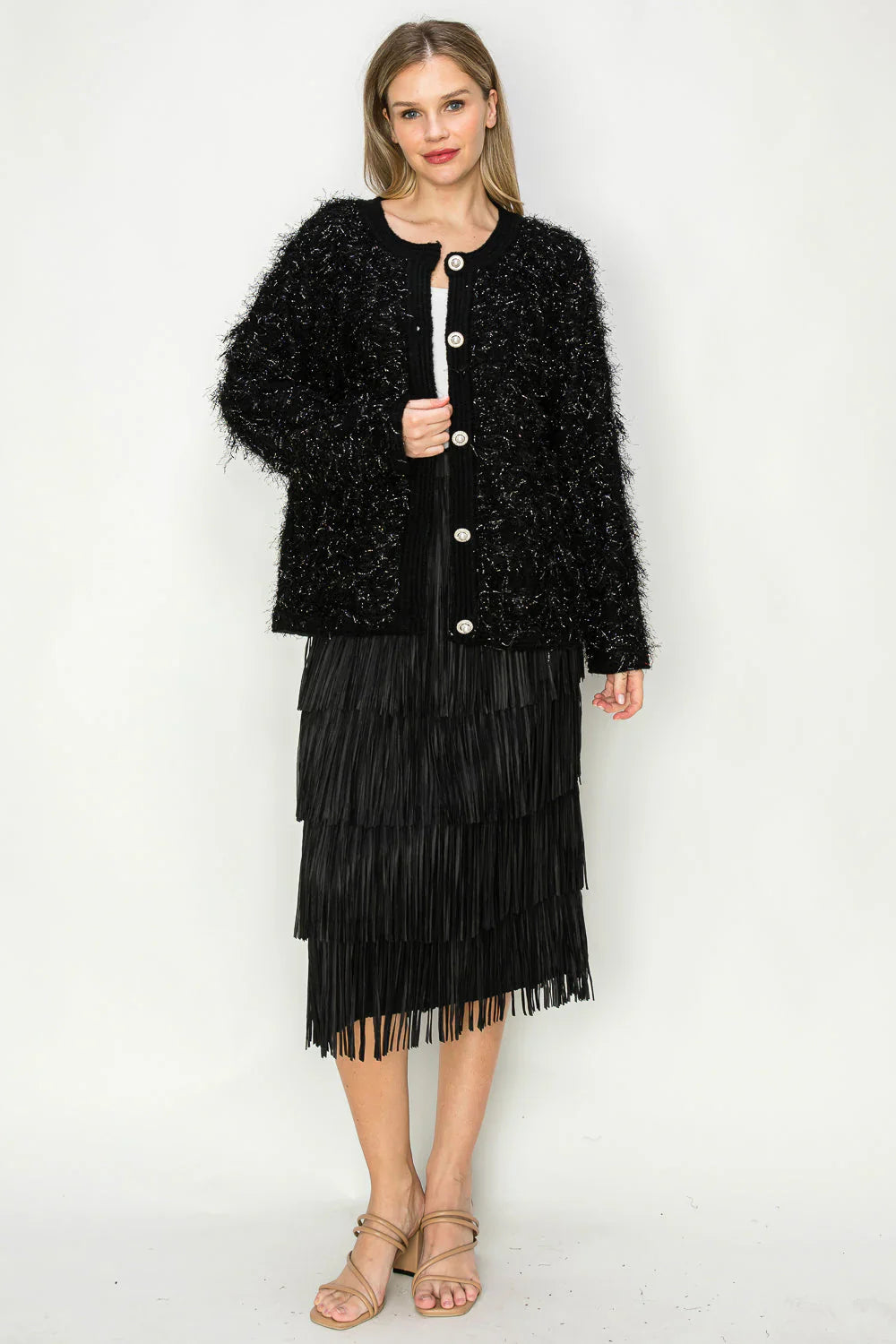 Joh Jayleen Fringe Skirt