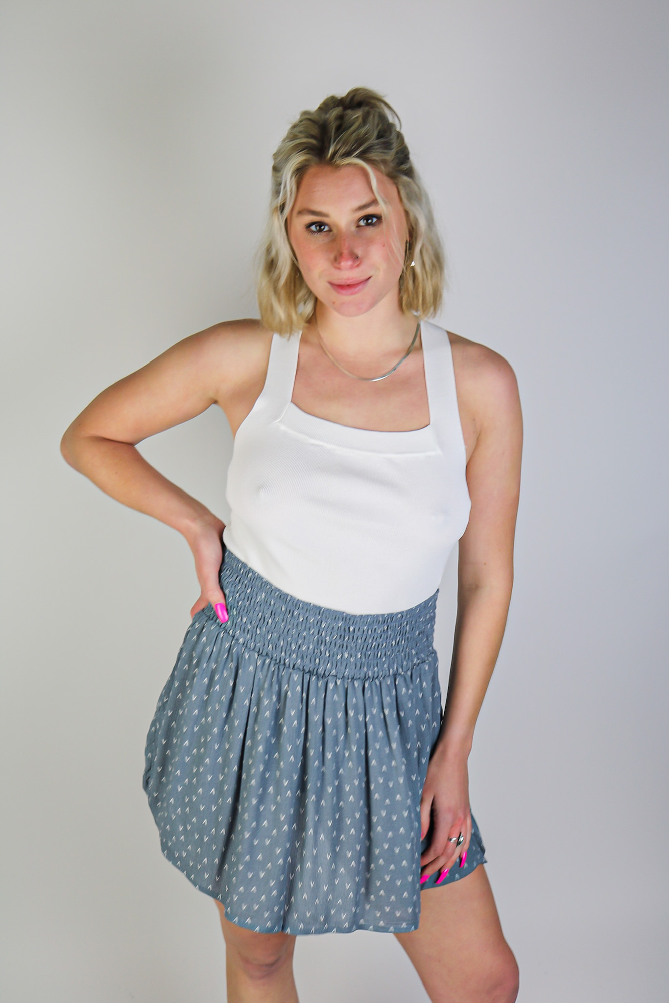 Tiny Geo Mini Skirt