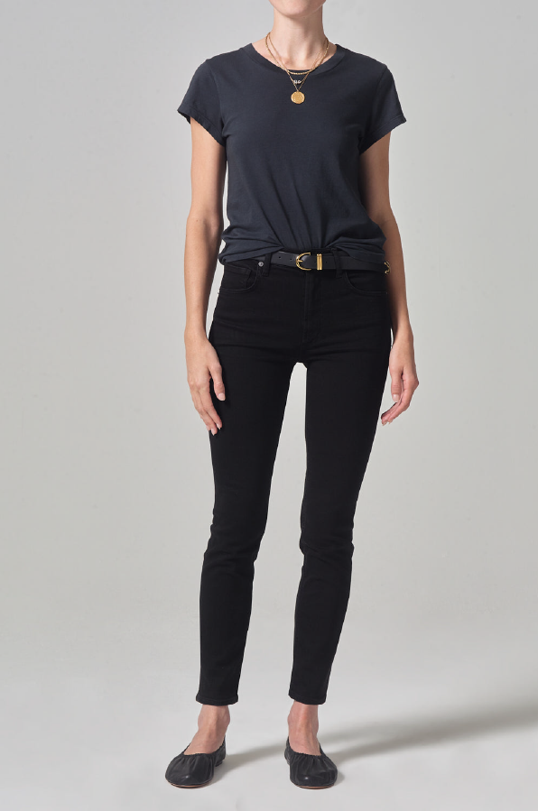 CITIZENS OF HUMANITY - SLOANE SKINNY PLUSH BLACK