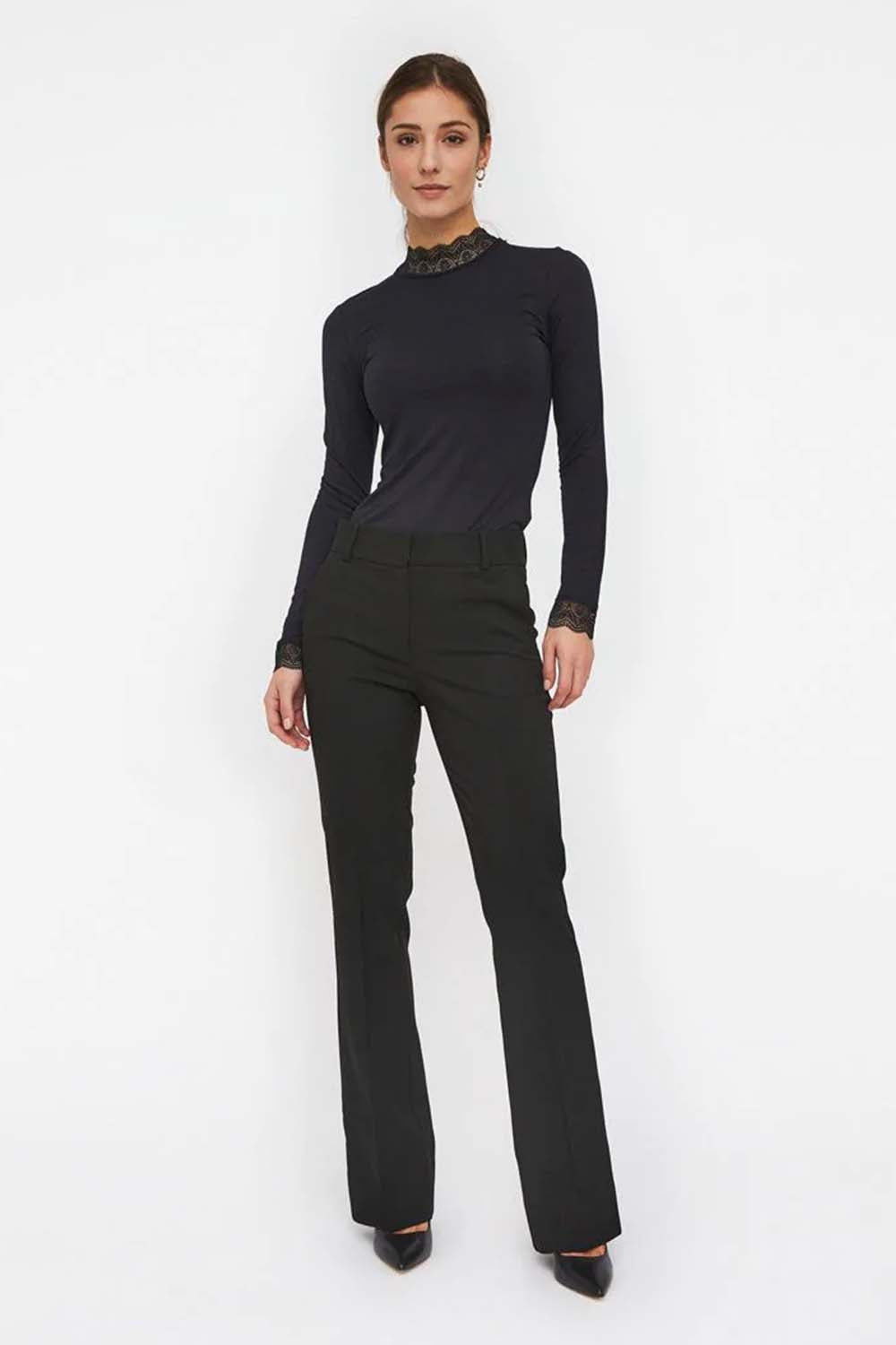 FIVE UNITS - CLARA TROUSERS BLACK GLOW WAS $299