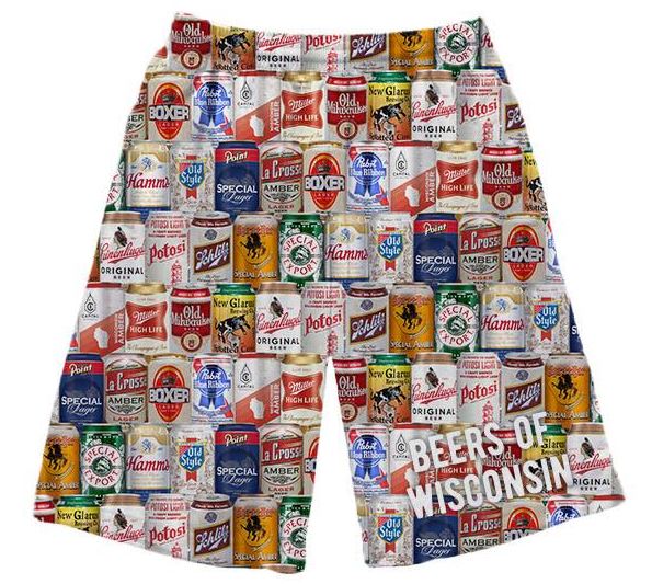 Dale's Exclusive Wisconsin Beer Long Boxers