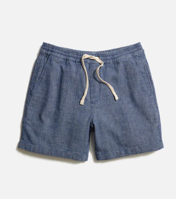 Marine Layer Saturday Textured Beach Short 6"