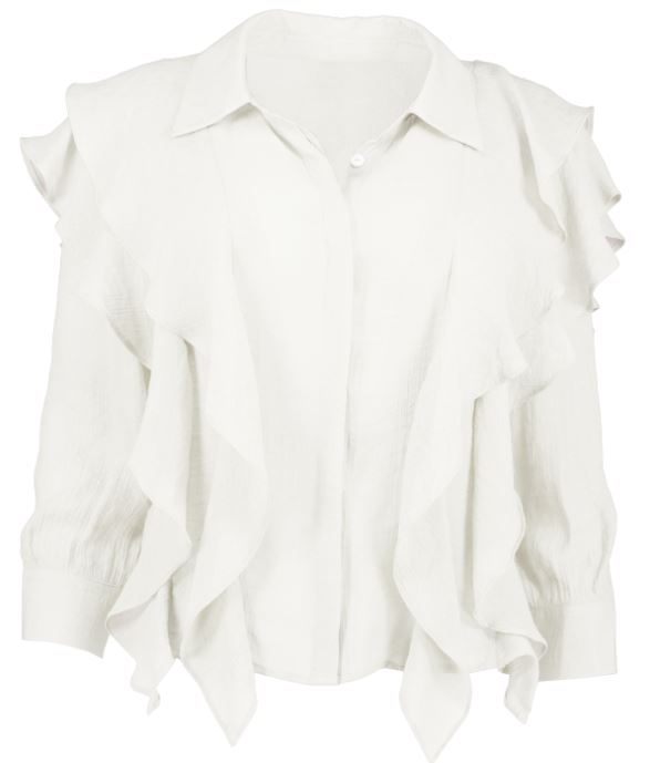 Bishop & Young Chantal Ruffle Long Sleeve Top