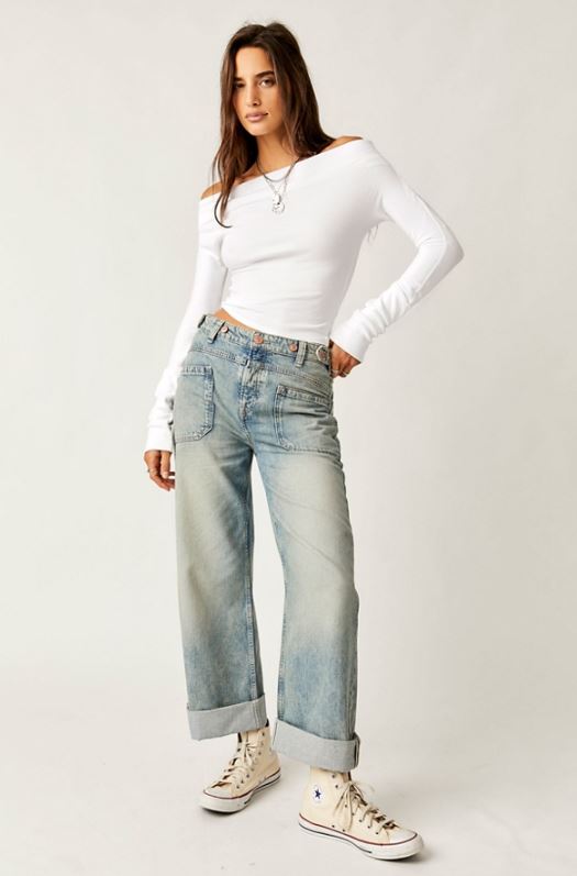 Free People Palmer Cuffed Jean