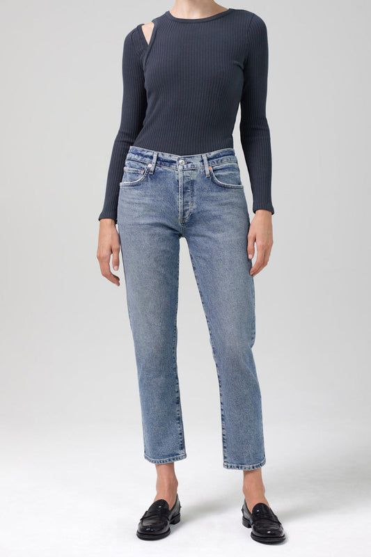 CITIZENS OF HUMANITY - EMERSON SLIM FIT BOYFRIEND CROP MIRJA