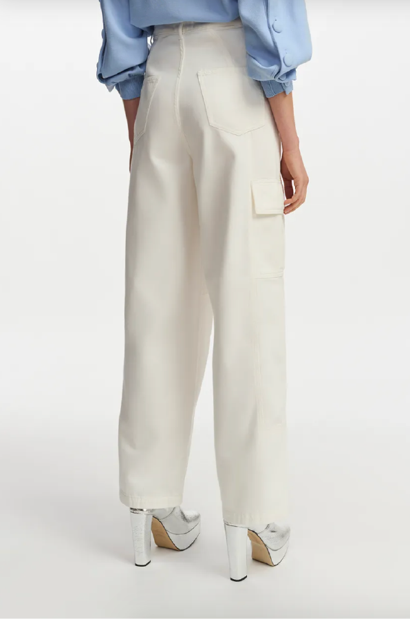 ESSENTIEL ANTWERP - FRISK PANTS OFF WHITE WAS $589