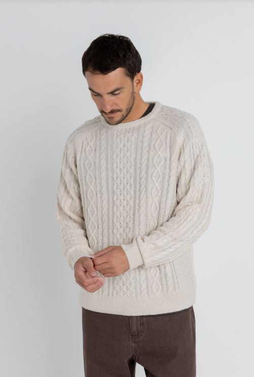 Rhythm Mohair Fishermans Knit Sweater