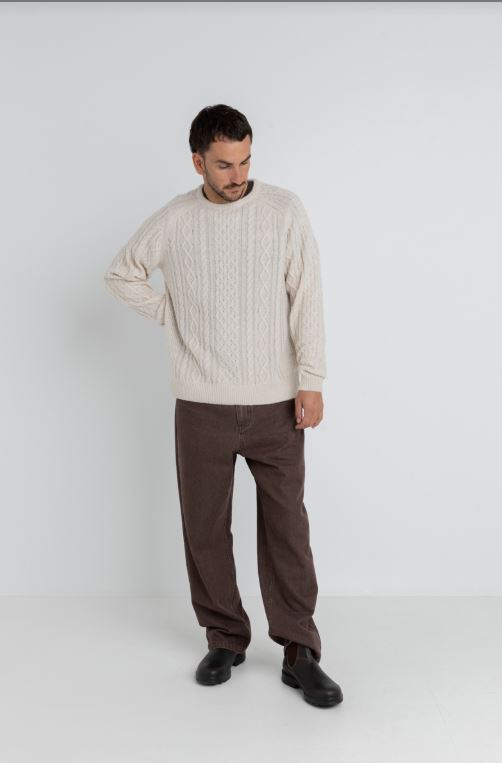 Rhythm Mohair Fishermans Knit Sweater