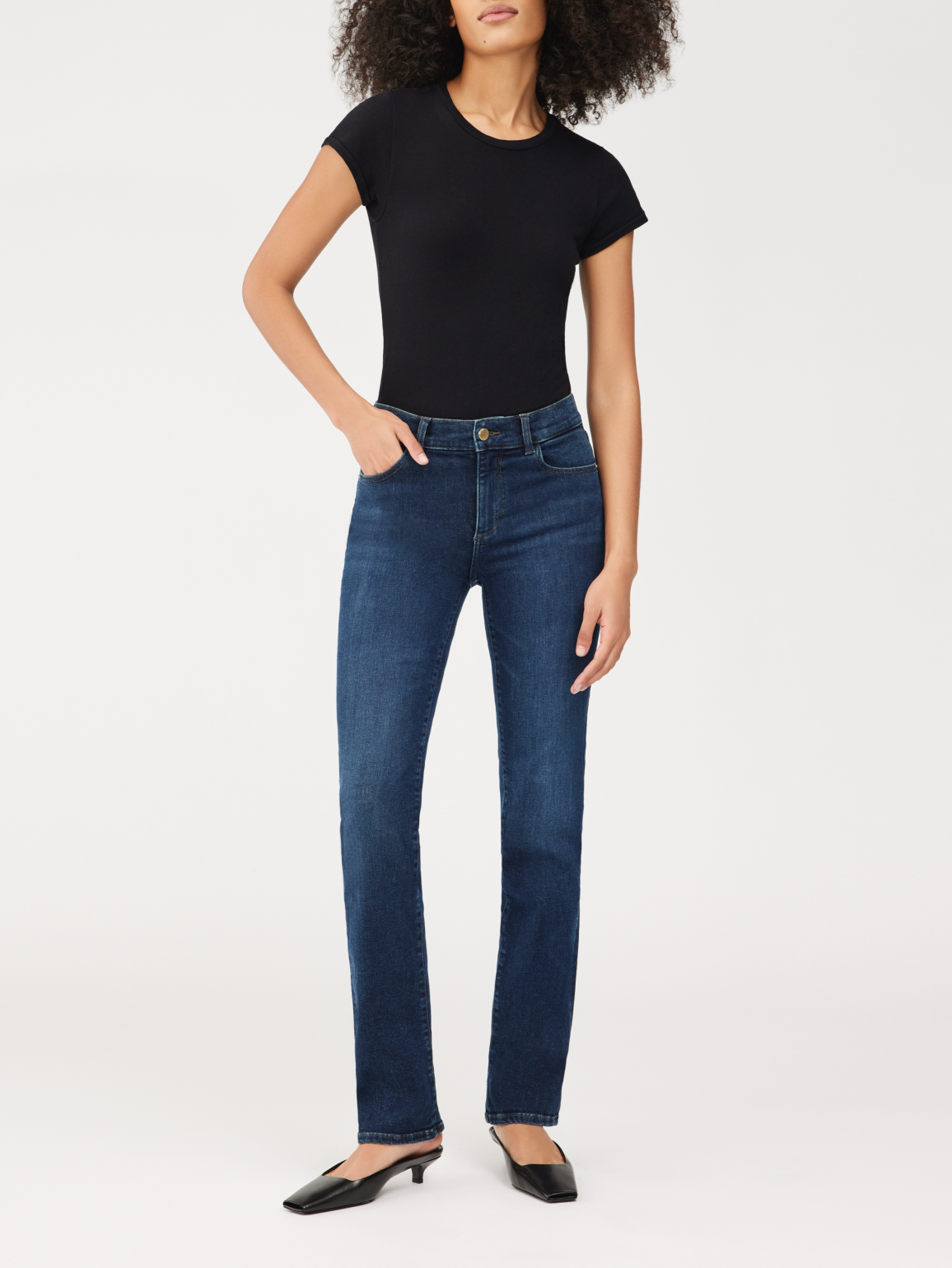 DL1961 Mara Straight Mid Rise Jean