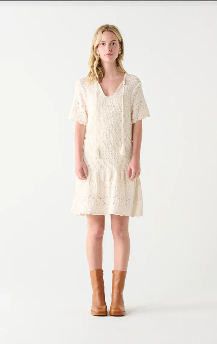 Dex Pointelle Knit Dress