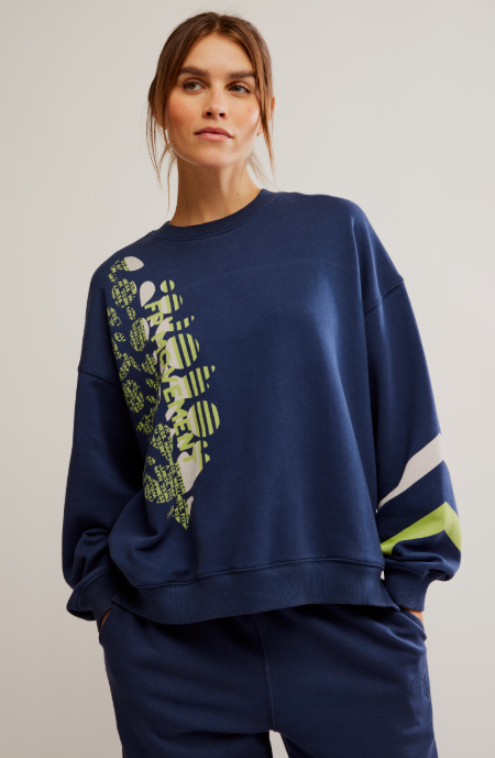 Free People All Star Pullover Logo