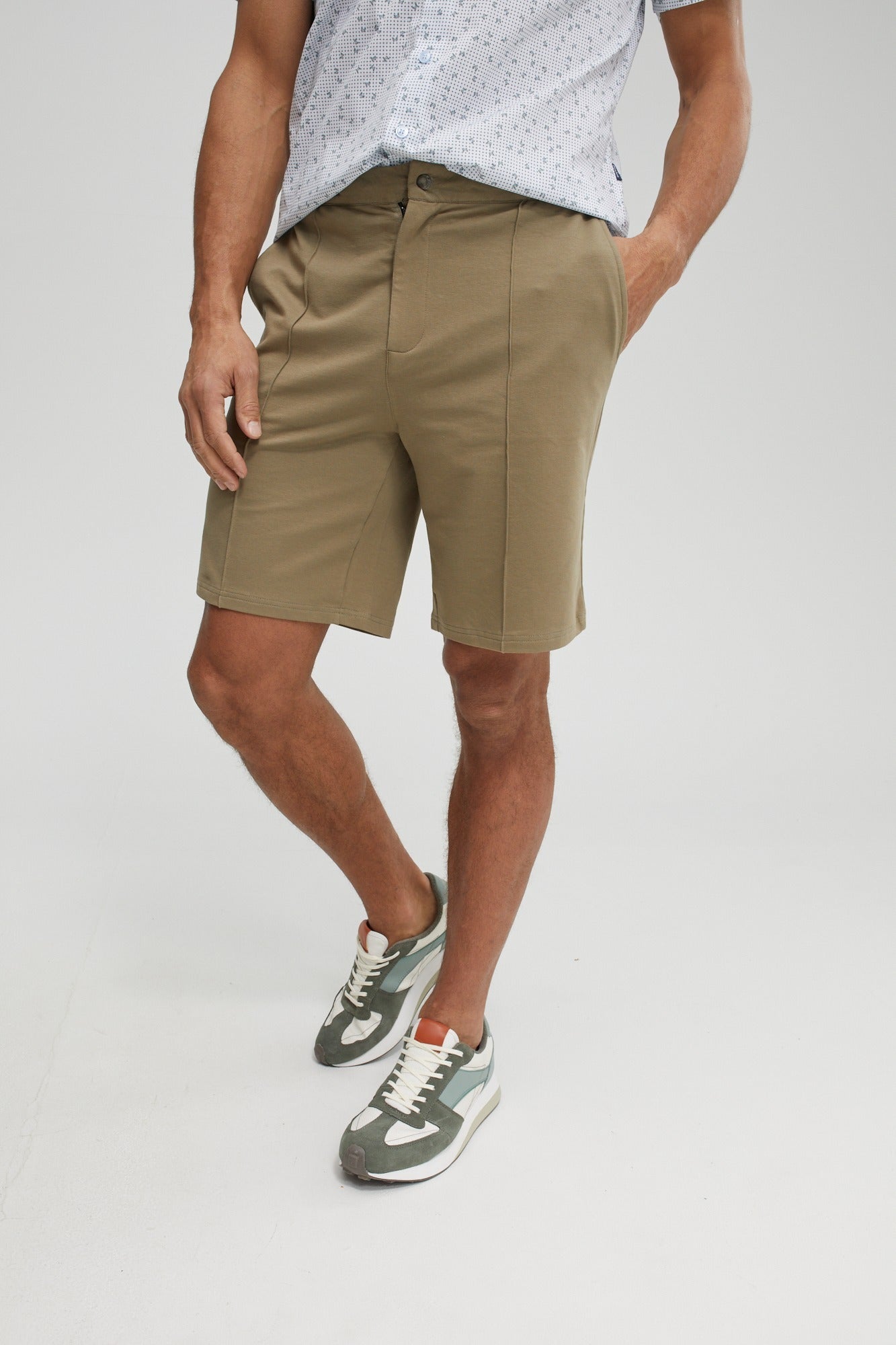 Stone Rose Fleece Shorts