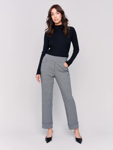 Charlie B Cuffed Ponte Pants