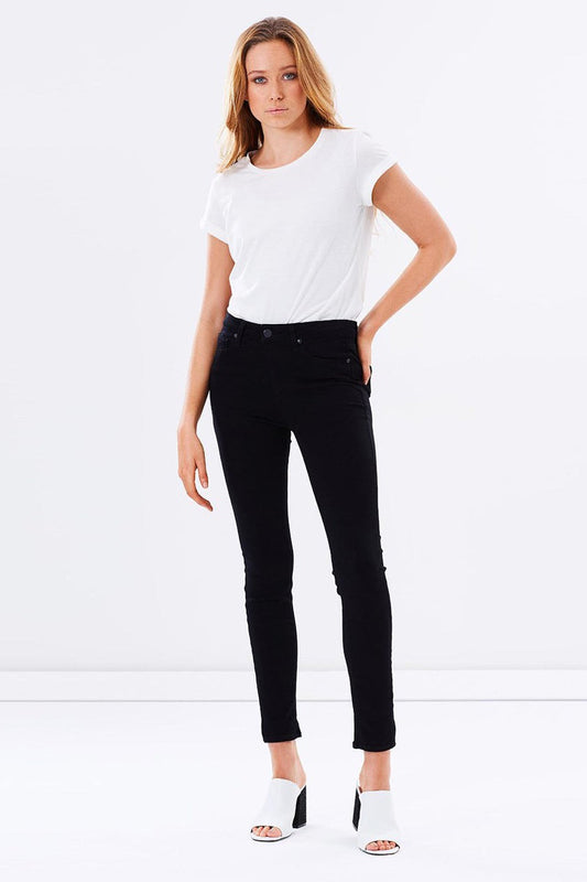 PAIGE - HOXTON HIGH RISE ULTRA SKINNY BLACK SHADOW