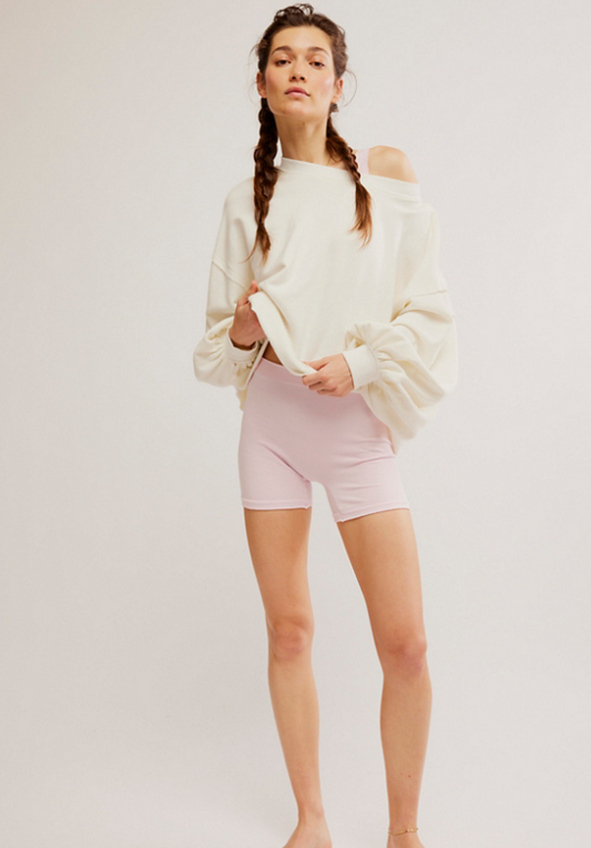 Free People Lenzing Modal Knit Shorts