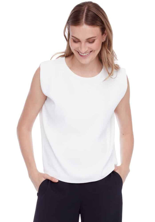 I Love Tyler Madison Maylee Solid Vegan Silk Sleeveless Top