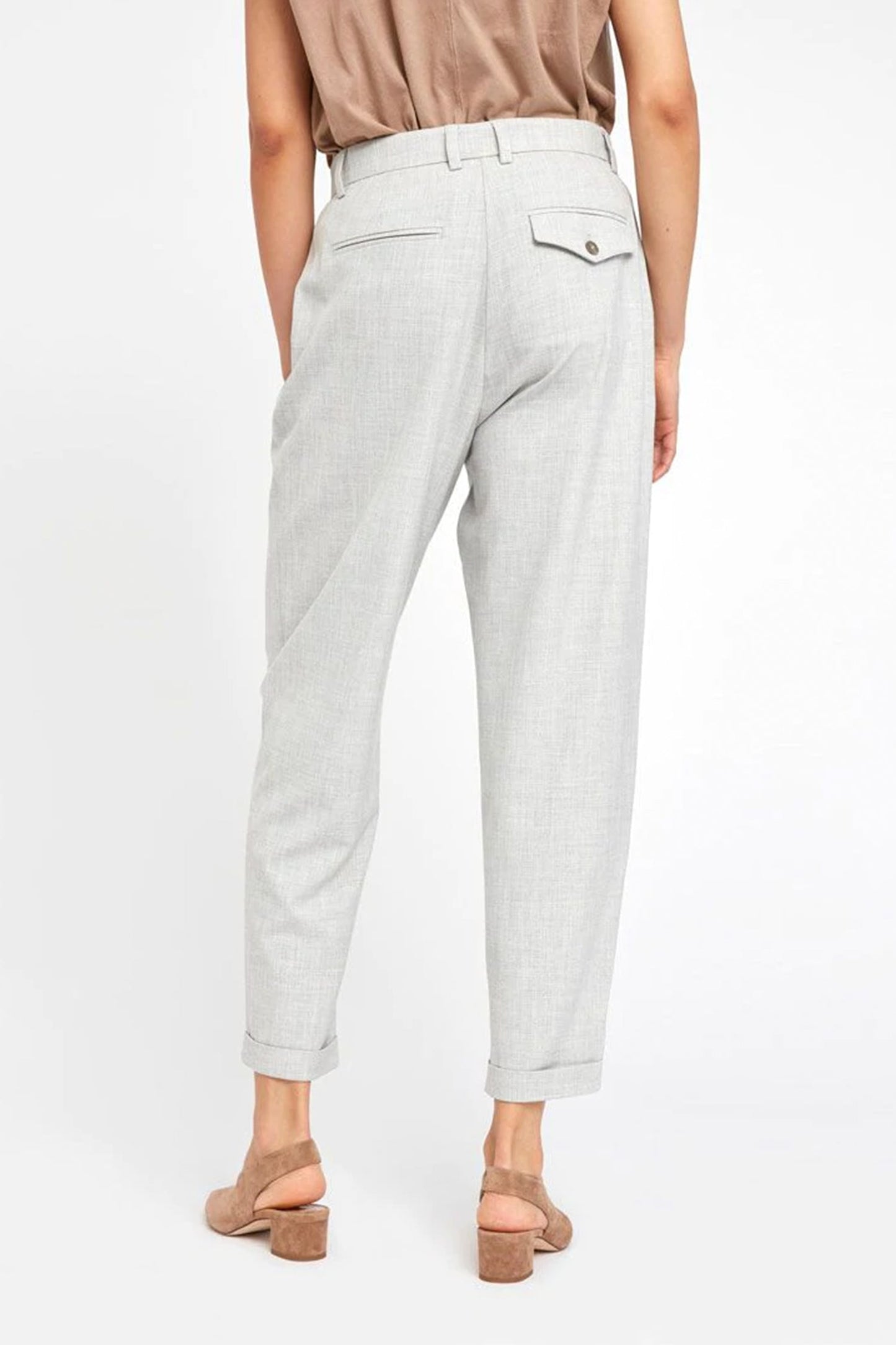 FIVE UNITS - MALOU TROUSER LIGHT GREY MELANGE WAS $345