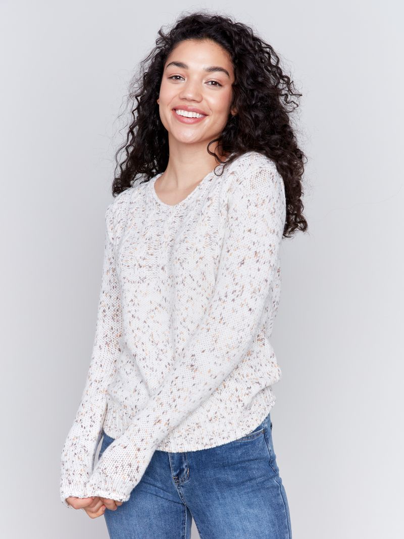 Charlie B Cozy Nep Yarn Sweater