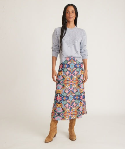 Marine Layer Ryan Midi Slip Skirt