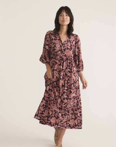 Marine Layer Lola Midi Dress