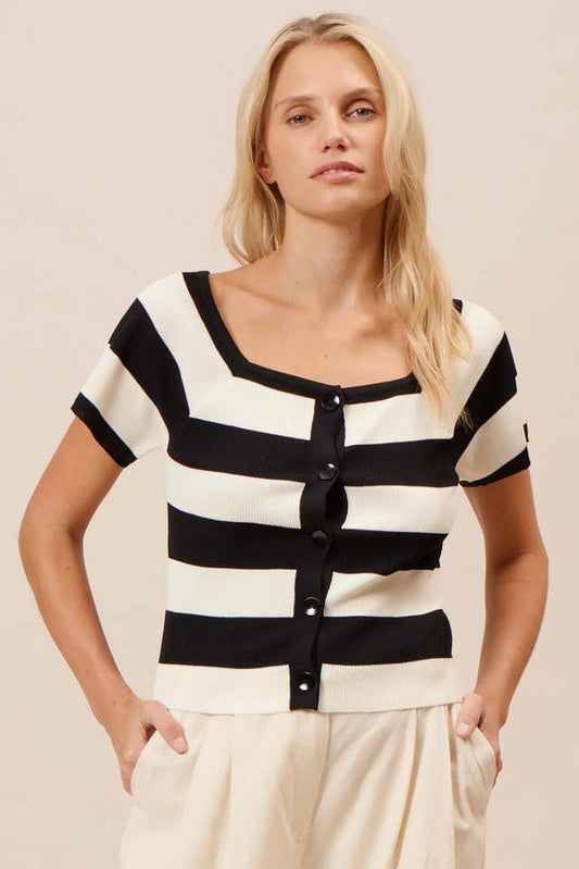 Lucy Paris Skipper Striped Top