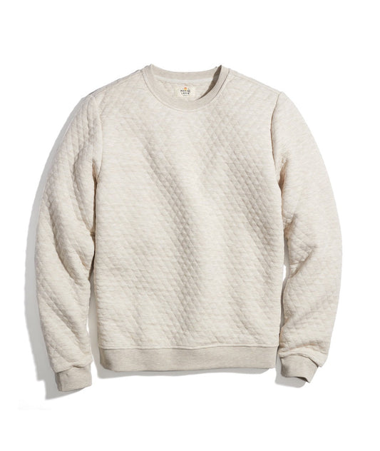 Marine Layer Corbet Quilted Crewneck